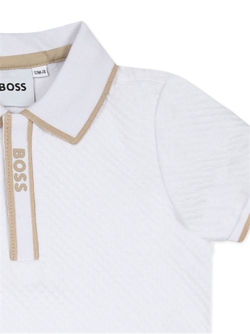 Set neonato polo e bermuda BOSS KIDS | J5221210P